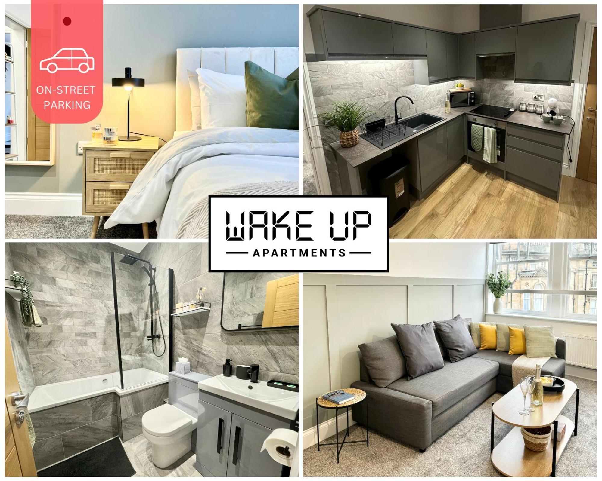 The Yorkshire Crown - Luxury Apartment - Free Parking Nearby Harrogate Habitación foto